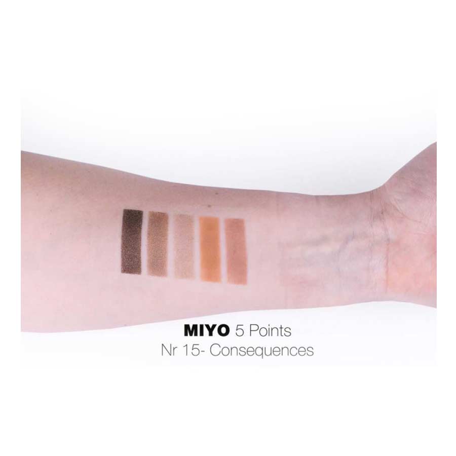 Paleta Sombras Five Points Miyo 15 Consequences