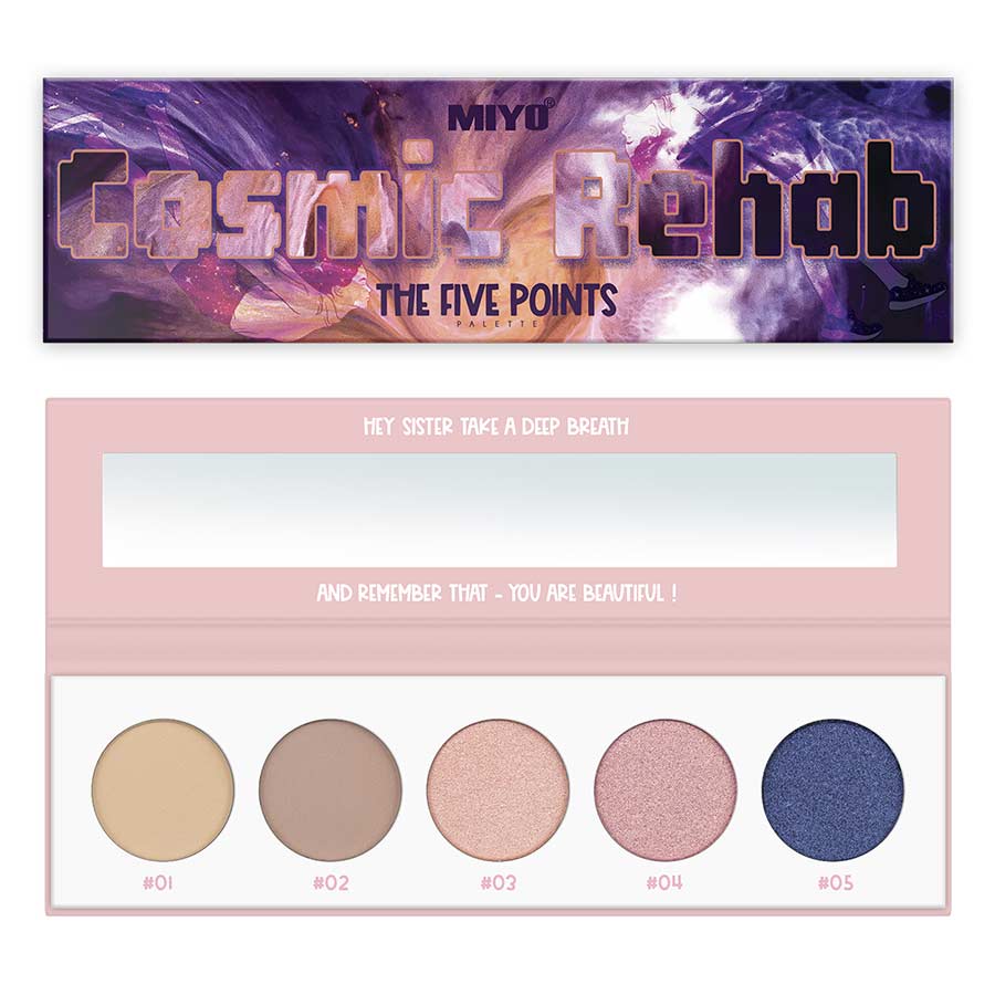 Paleta Sombras Five Points Miyo 20 Cosmic Rehab