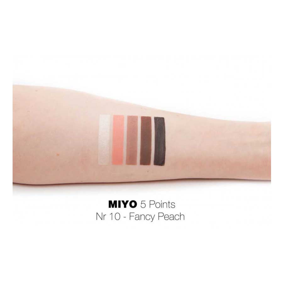 Paleta Sombras Five Points Miyo 10 Fancy Peach