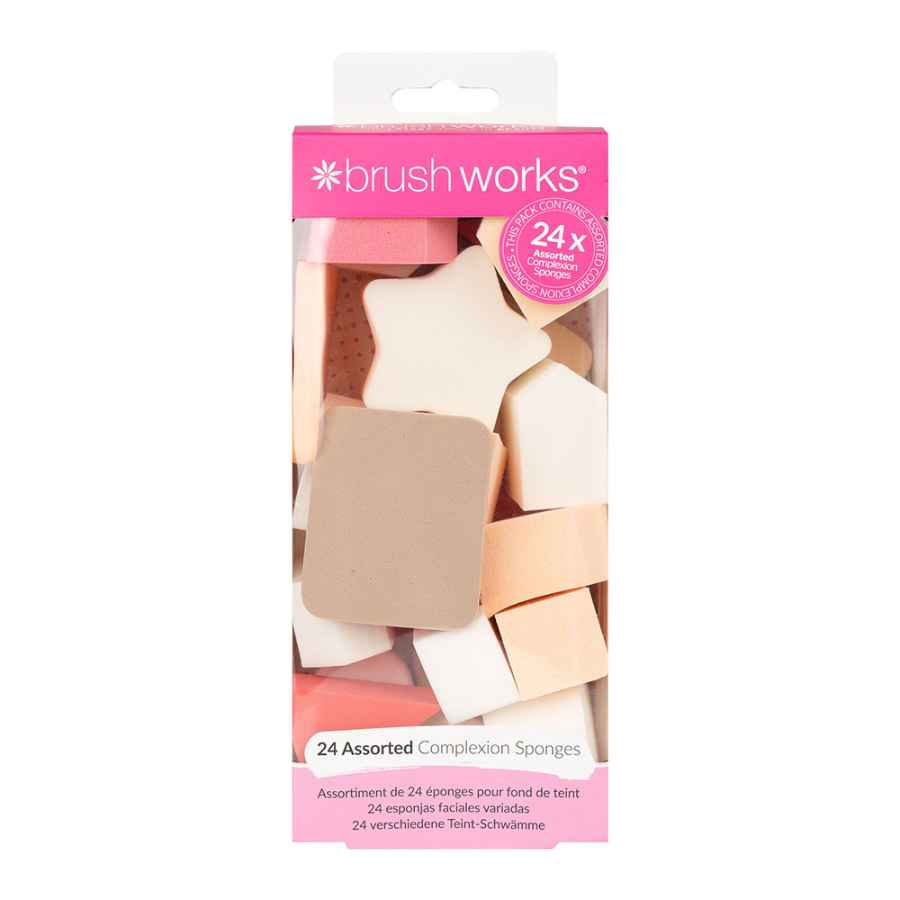 24 esponjas maquillaje variadas Brushworks