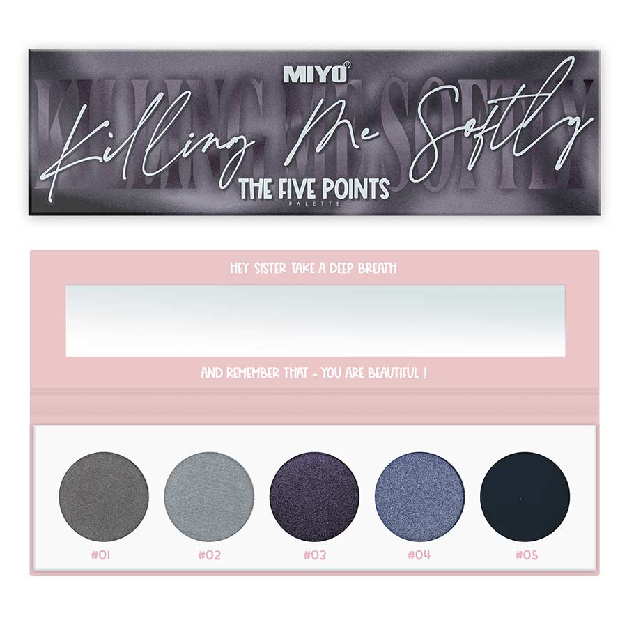 Paleta Sombras Five Points Miyo 14 Killing Me Softly