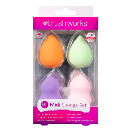 Set 4 Esponjas Maquillaje Pequeñas Brushworks
