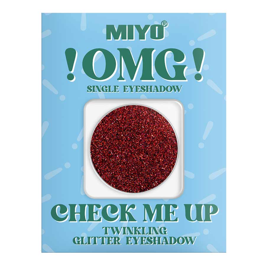 Sombra Roja Glitter en Godet OMG Miyo 21 Magic Spell