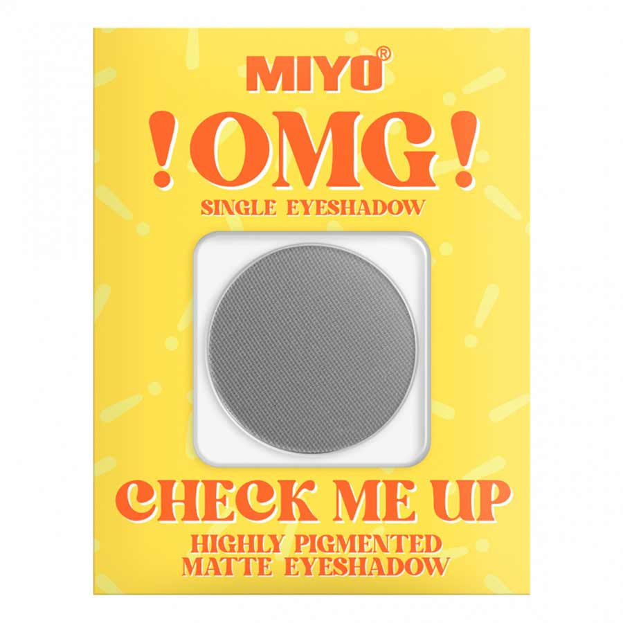 Sombra Gris Mate en Godet OMG Miyo 16 Iron